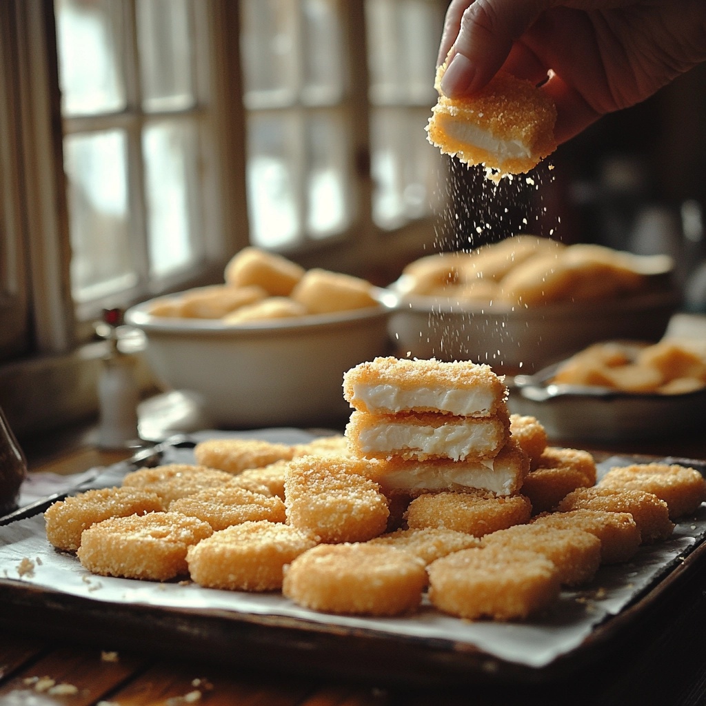  making chicken nuggets