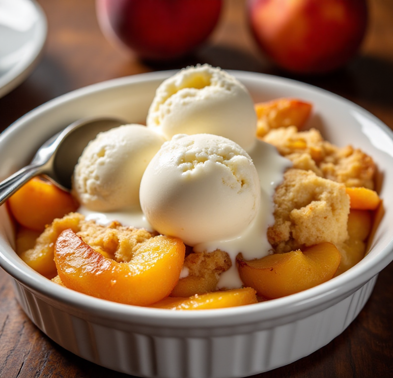 Peach cobbler recipe with cake mix