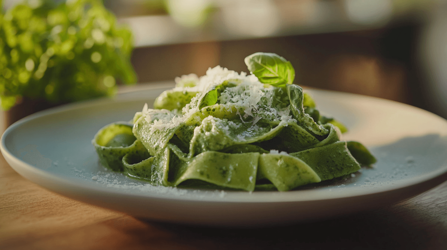 green pasta