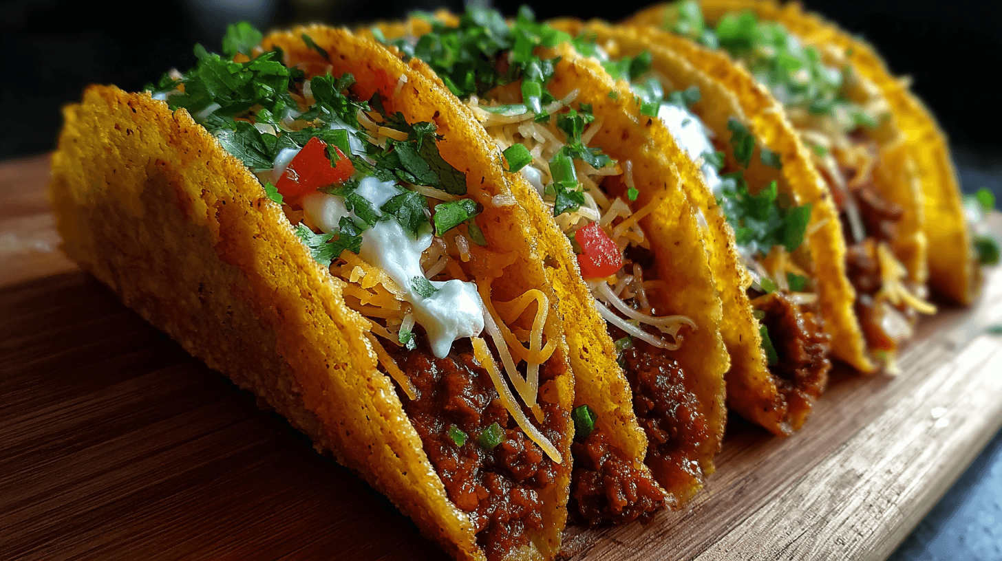 Cheesy Oven-Baked Tacos