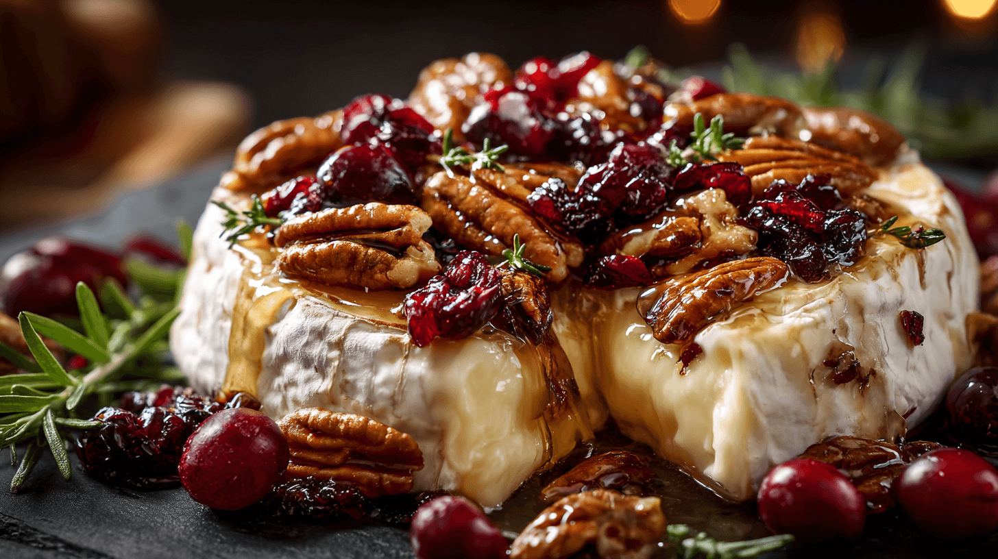 Bites73 Melted Baked Brie With Pecans And Cranberries Cutting 822f2b00 9cb4 4336 90fd 139dc55bcfb0 2