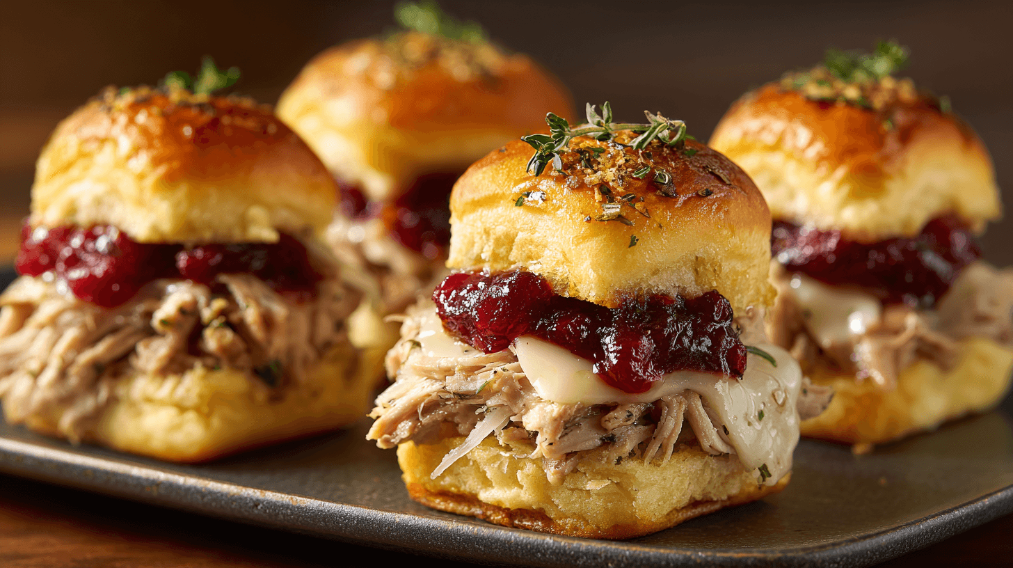 Turkey Cranberry Sliders