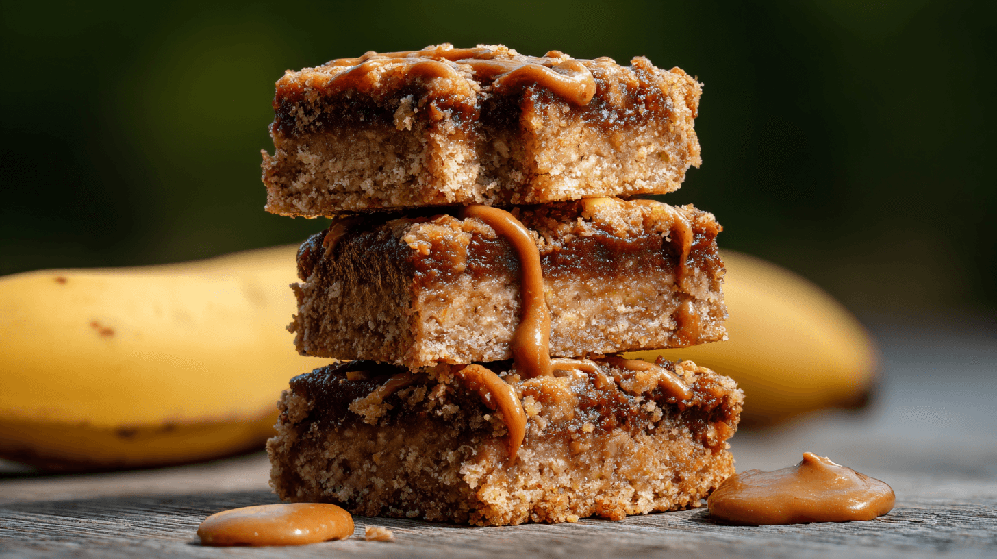 Peanut Butter Banana Bars