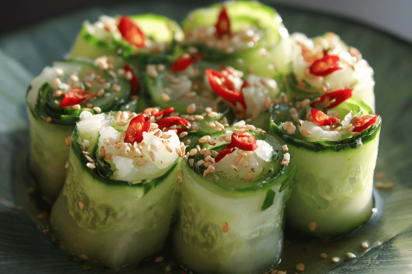 California Roll Cucumber Salad