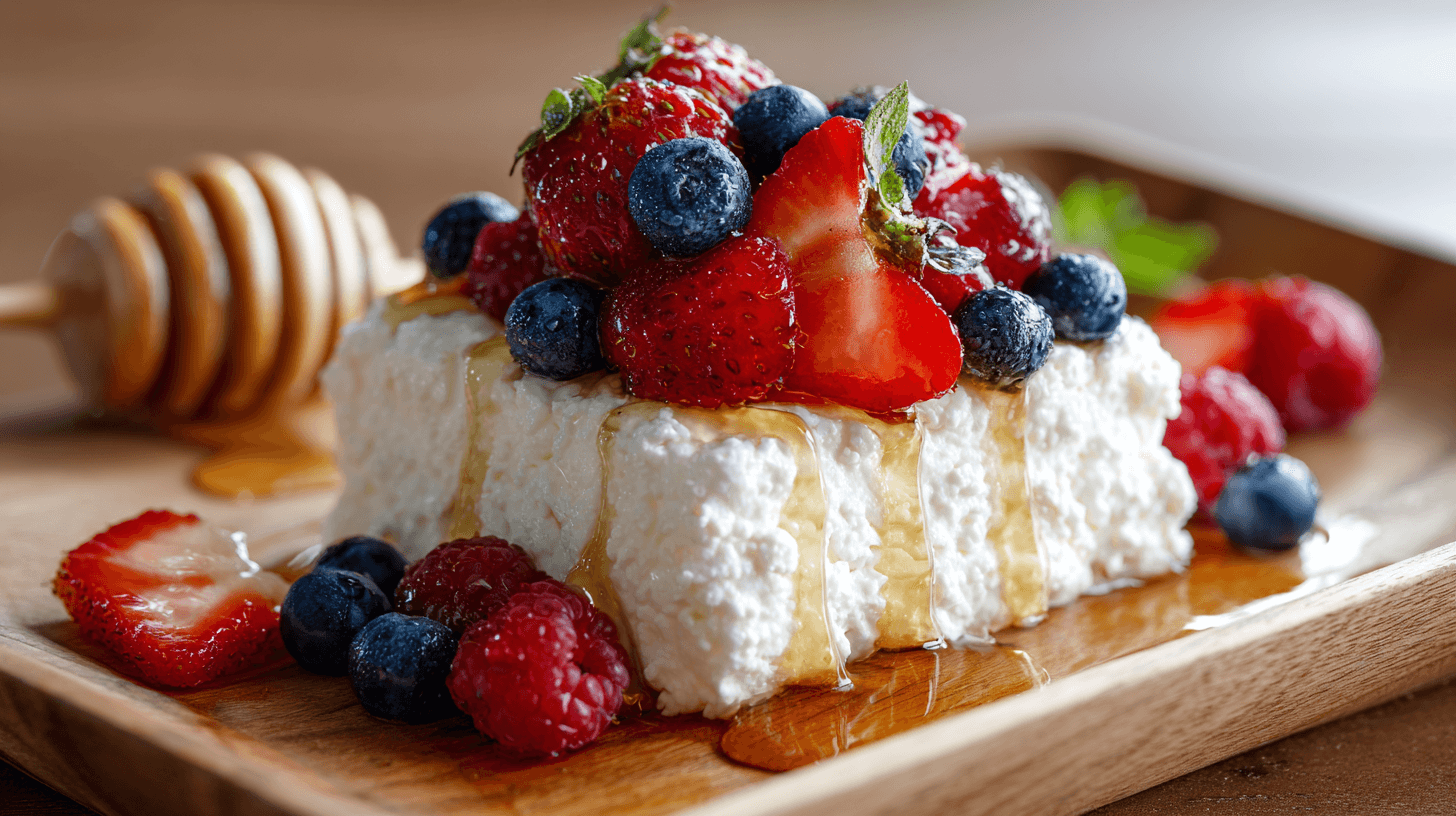 U4727699241 Cottage Cheese Served With Berries And Honey Driz Da464dbd 694b 4301 A3b1 E9115a4e8e5e 1