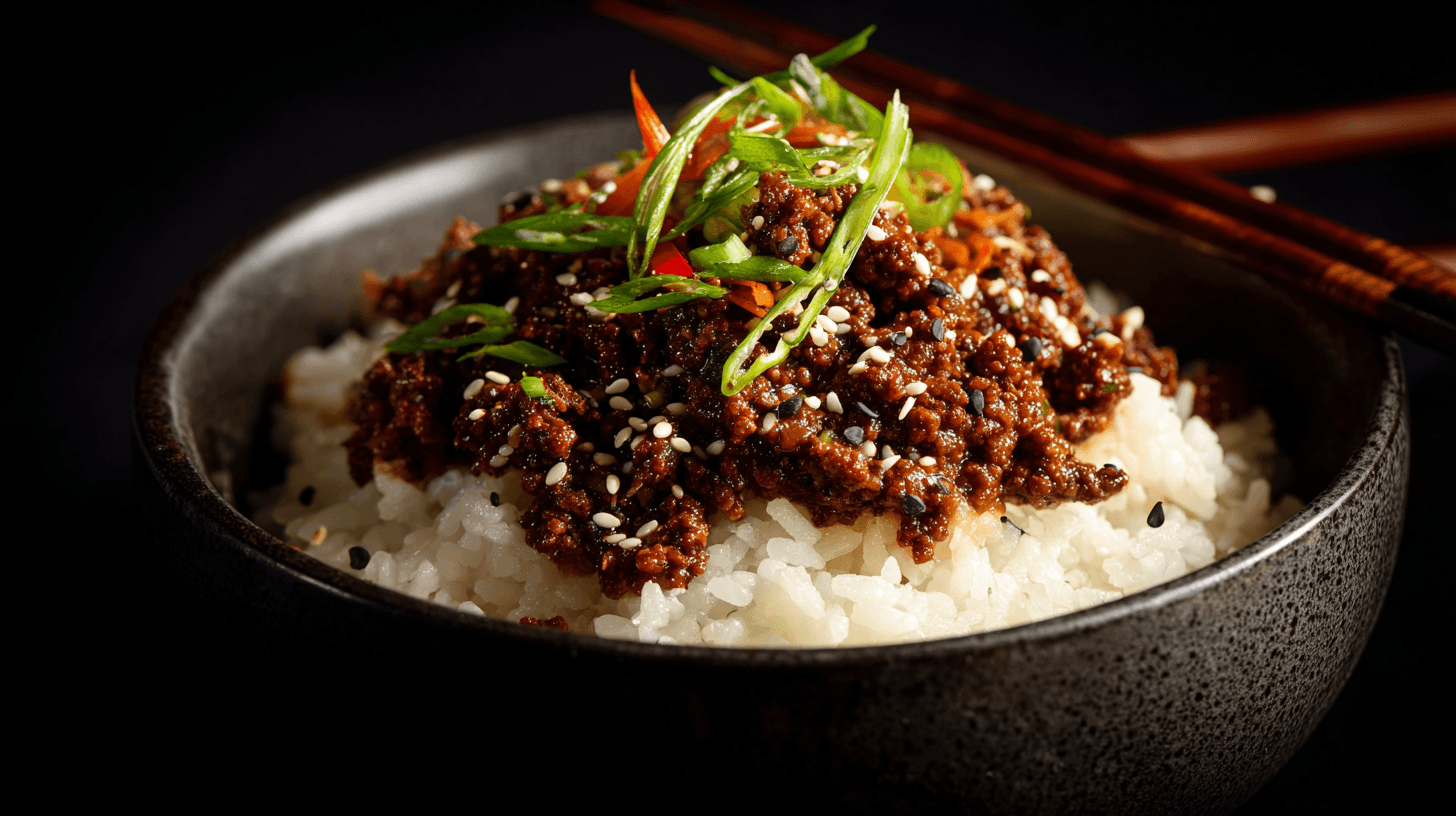 Korean Ground Beef Bowl