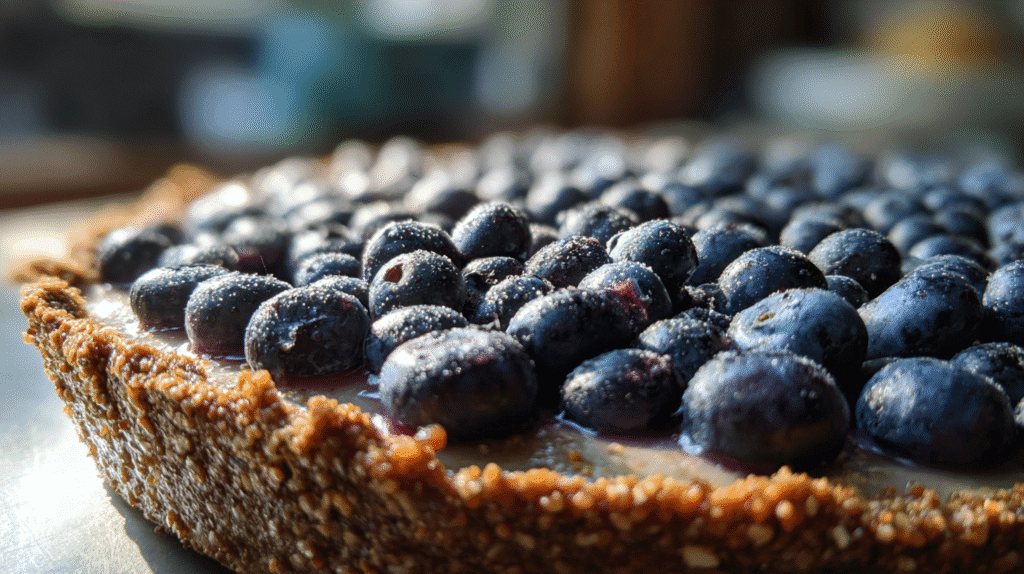 No-Bake Blueberry Chia Seed Pie1