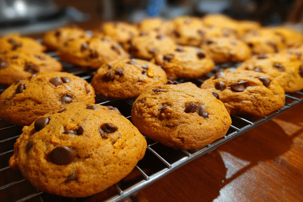 pumpkin Chocolate Chip Cookies Taken 