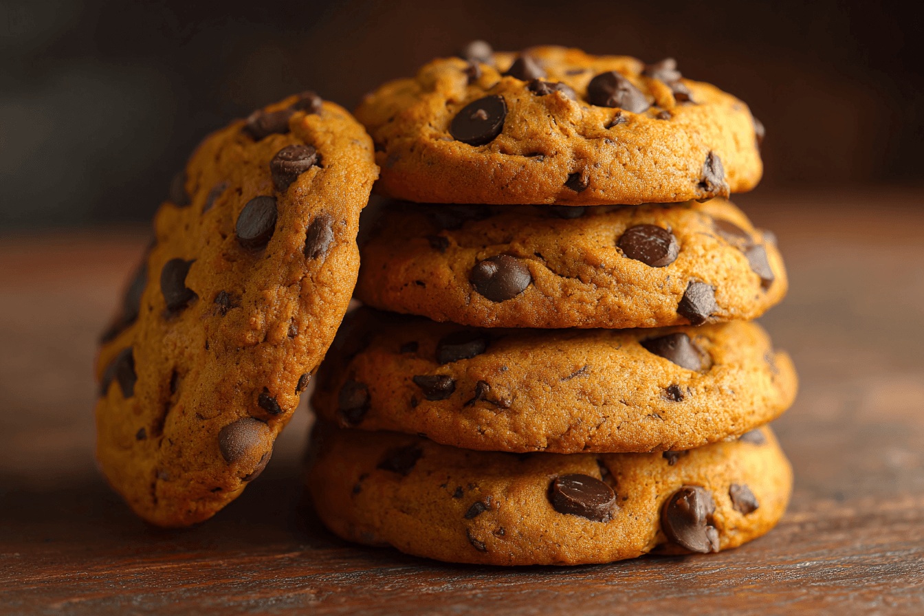 Pumpkin Chocolate Chip Cookies