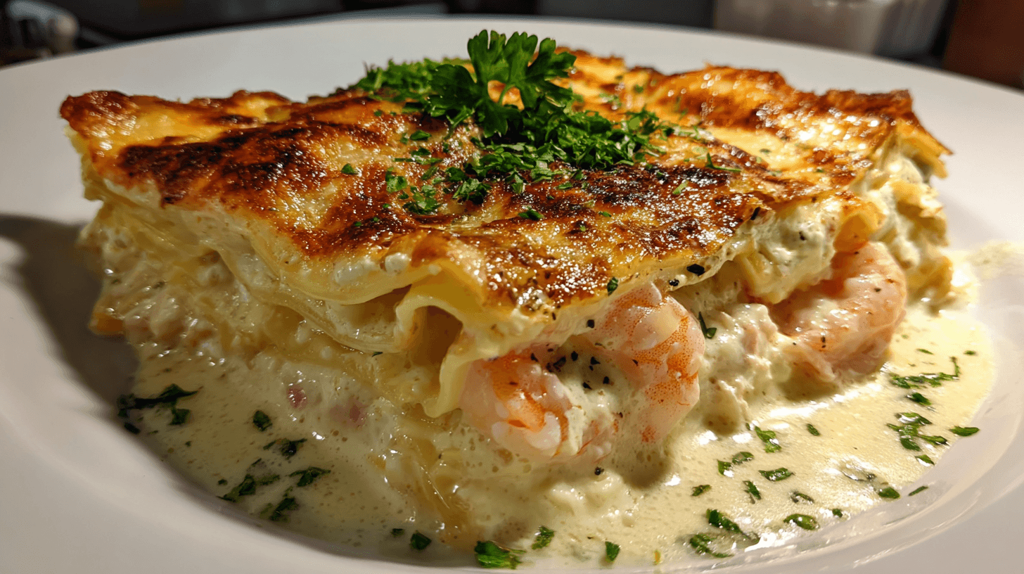 Shrimp Crab Lasagna