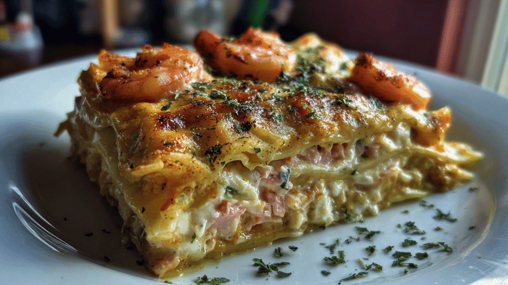 Shrimp Crab Lasagna1