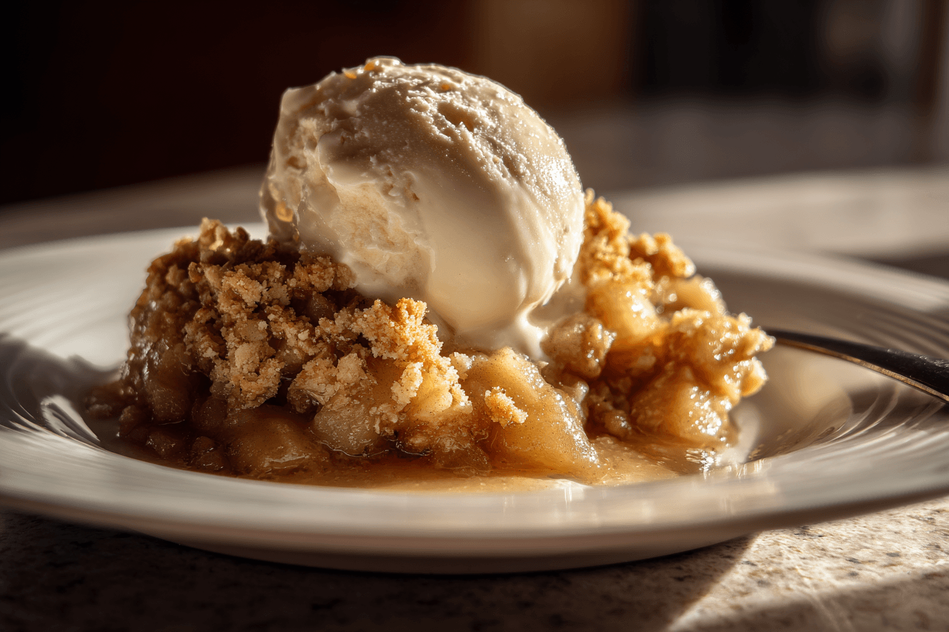 Warm Cinnamon Apple Crisp