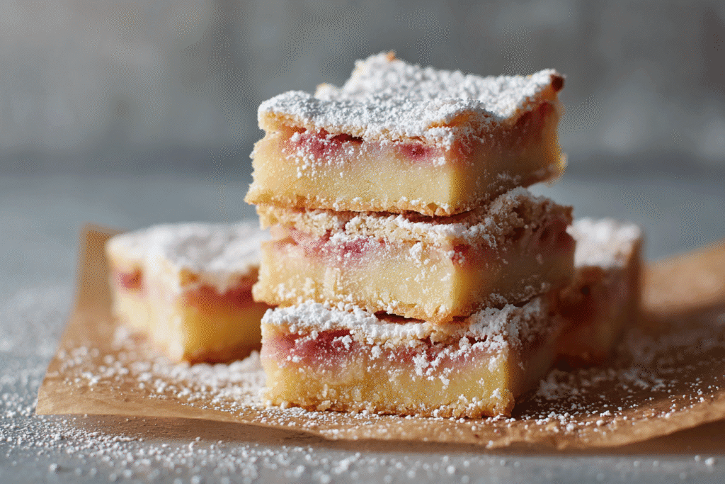  Rhubarb Custard Bar 