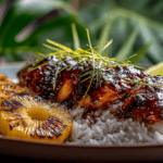 Hawaiian Chicken with Coconut Rice