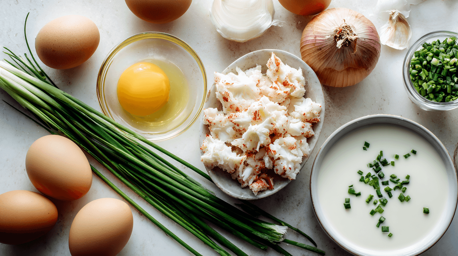 Ingredients For Crab Brulee