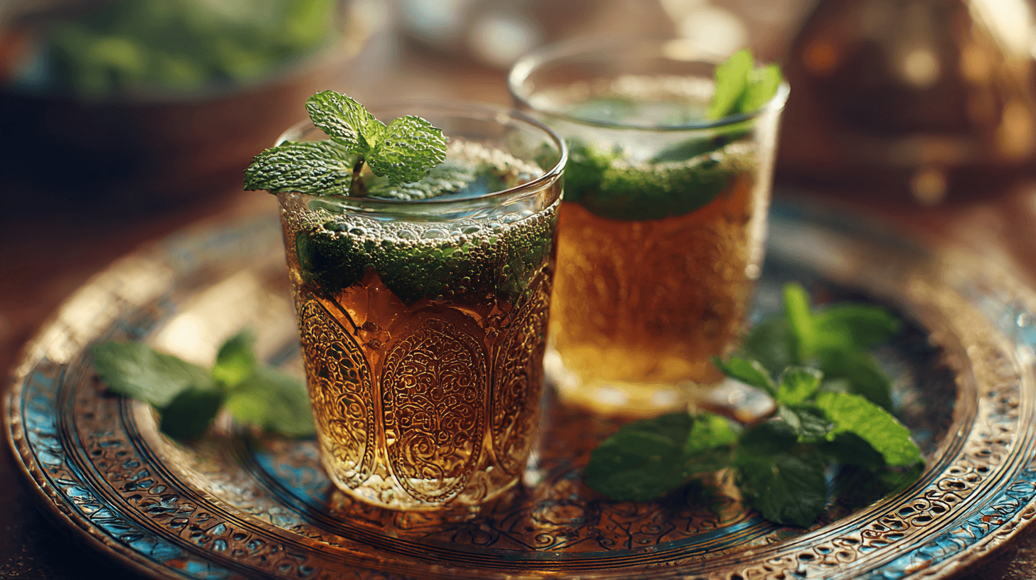 Moroccan mint tea