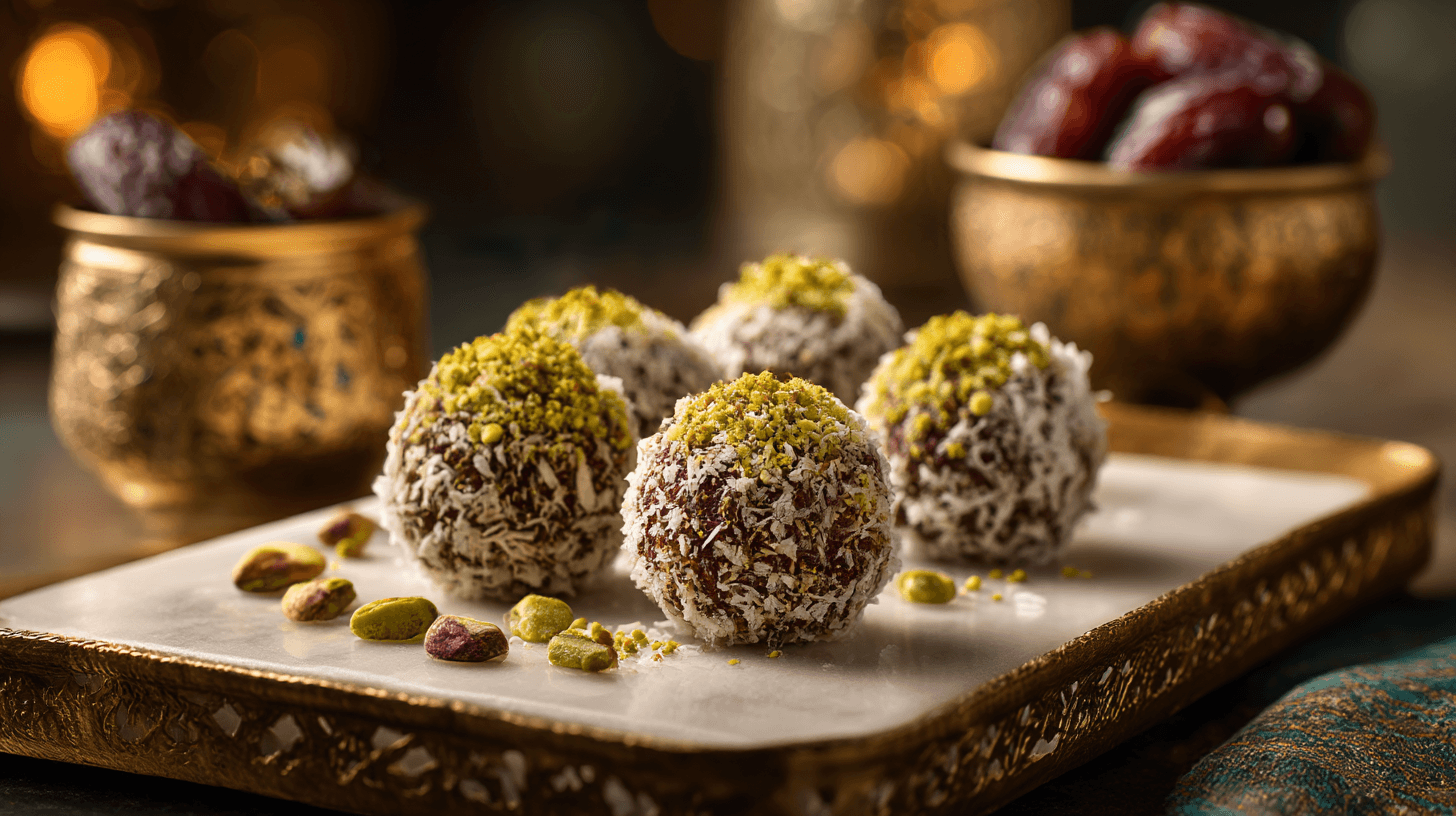 No Bake Dubai Chocolate Balls