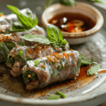 Thai Basil Beef Rolls