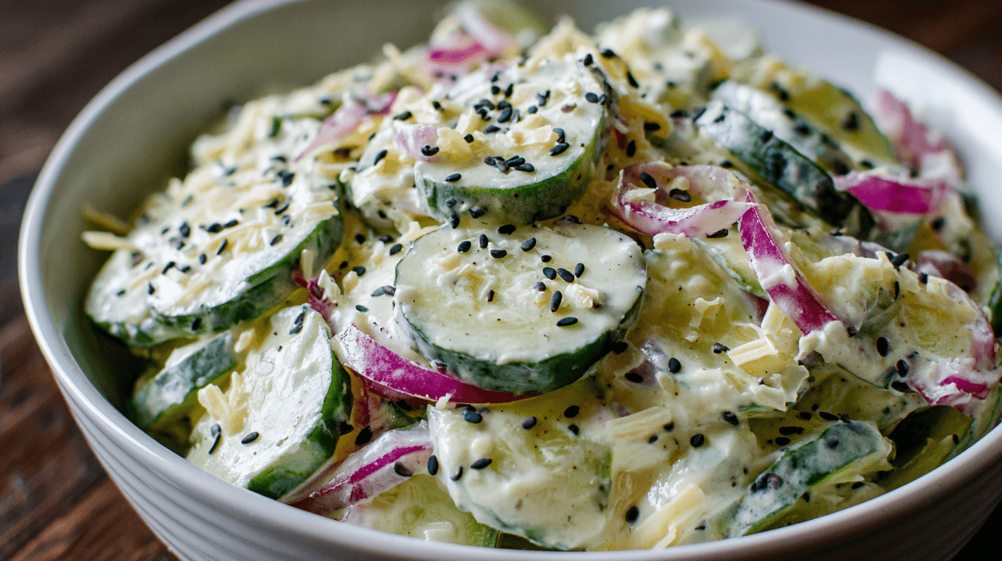 Jalapeno Popper Cucumber Salad