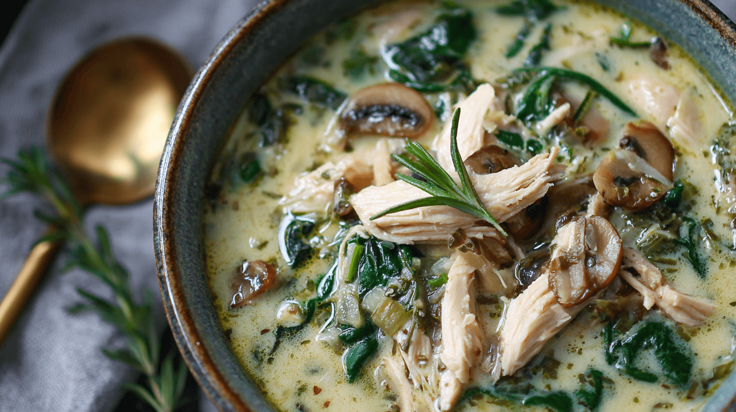 rotisserie chicken and mushroom soup