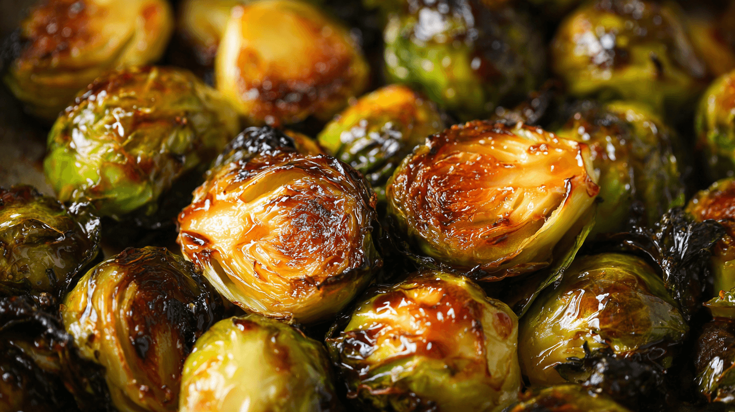 Sweet Sticky Glazed Brussels