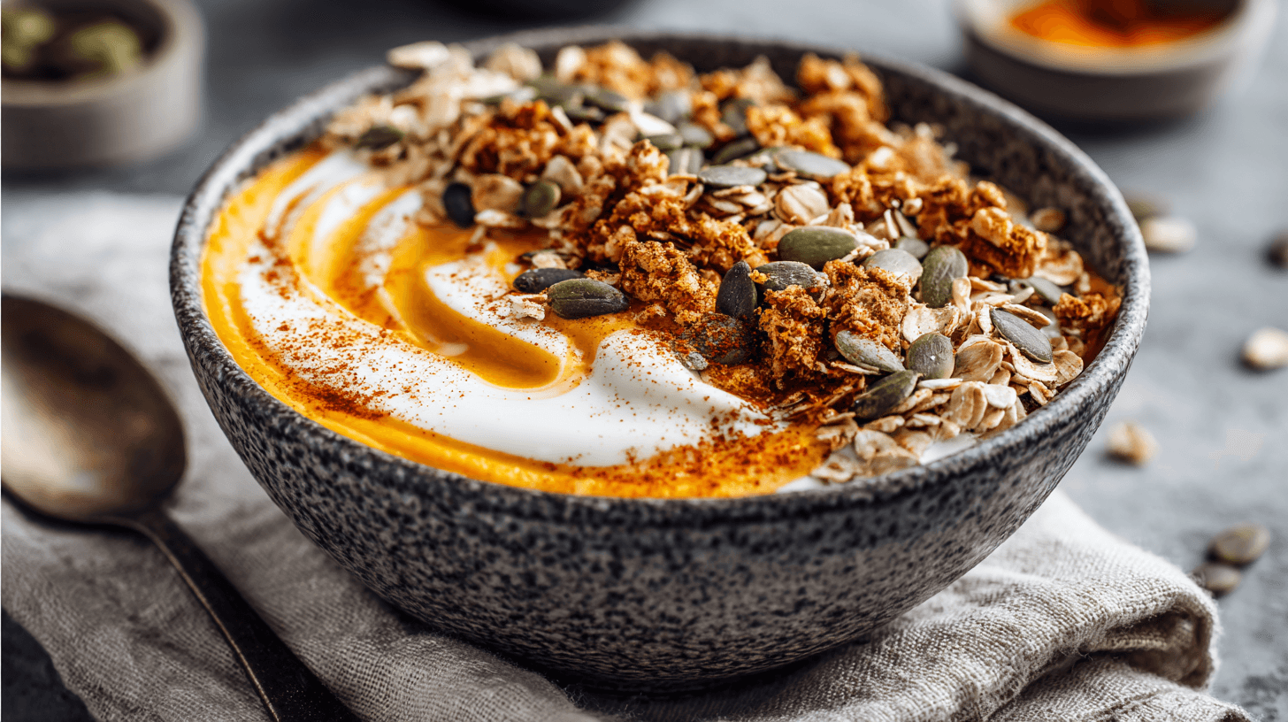 Pumpkin Pie Yogurt Bowl
