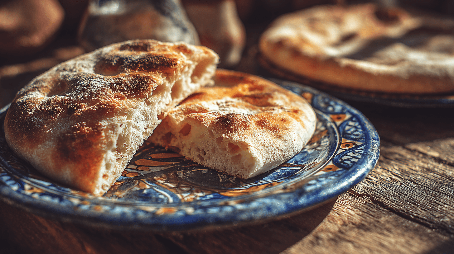 traditional Moroccan khobz