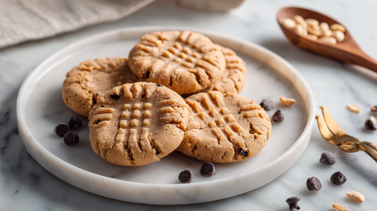 4 ingredient peanut butter cookies